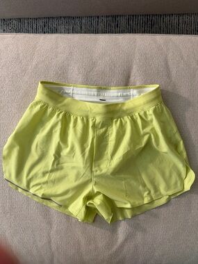 lululemon athletica Neon Yellow Men’s Athletic Shorts